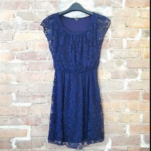 Navy Lace Dress
